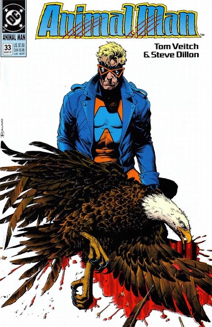 Animal Man Volume 1 #33 (1991). Cover by Brian Bolland