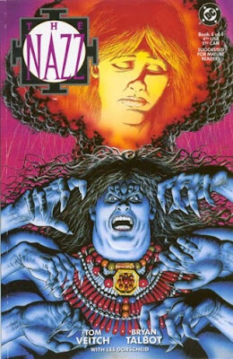 The Nazz #4 by Tom Veitch and Bryan Talbot, coloured by Steve Whitaker
