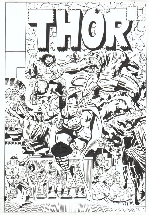 Thor Spanish book cover by Eduardo Alpuente
