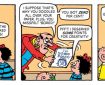 The Bash Street Kids are still proving a handful today. A clip from this week’s episode, written by Andy Fanton, drawn by David Sutherland, in BEANO 4122