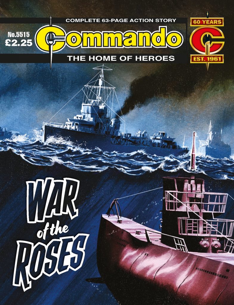 Commando 5515: Home of Heroes: War of the Roses - cover by Neil Roberts
