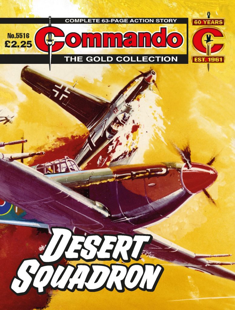 Commando 5516: Gold Collection: Desert Squadron - cover by Sanfeliz