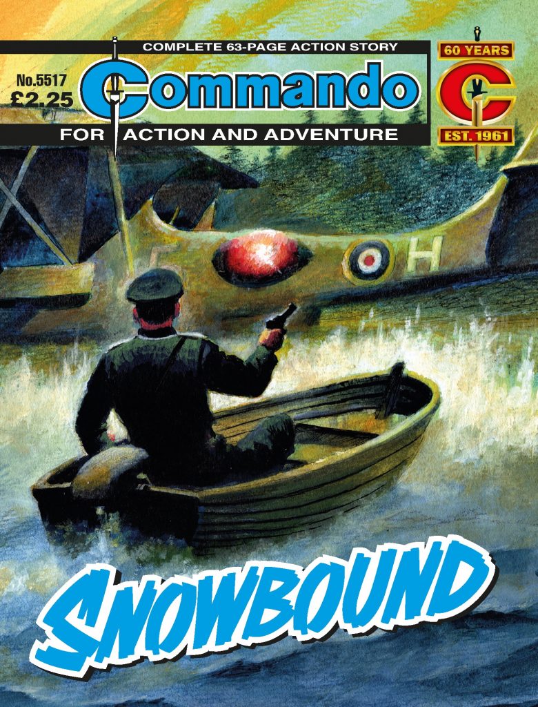 Commando 5517: Action and Adventure - Snowbound - cover by Ian Kennedy