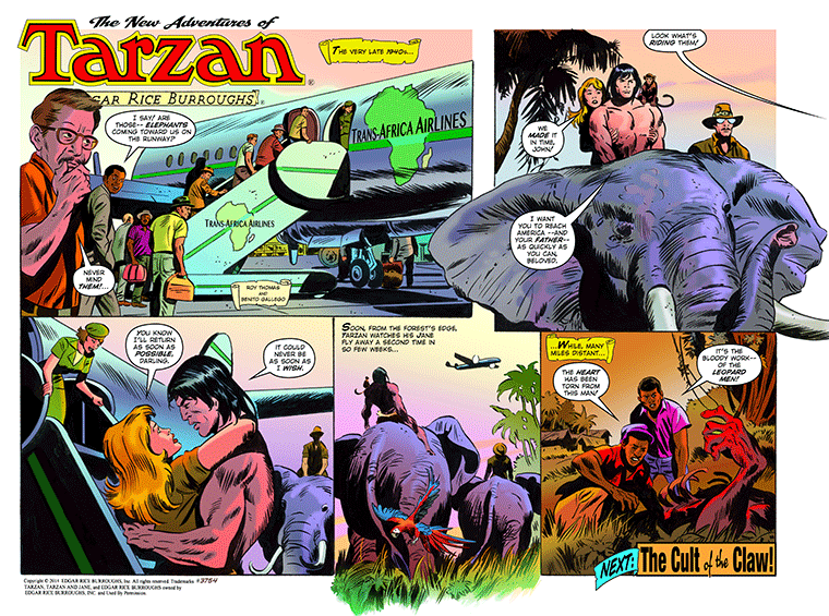 Tarzan: The New Adventures - Sample Strip - art by Benito Gallego
