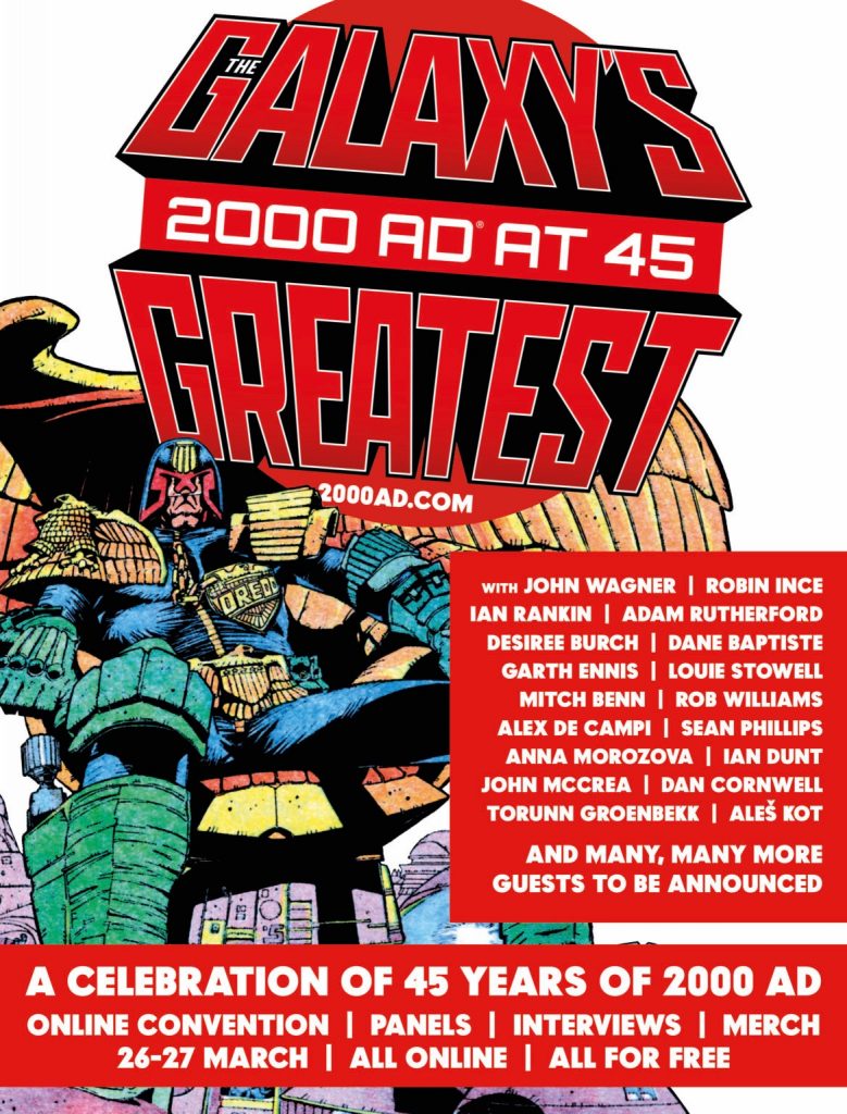 Rebellion’s The Galaxy’s Greatest: 2000AD at 45