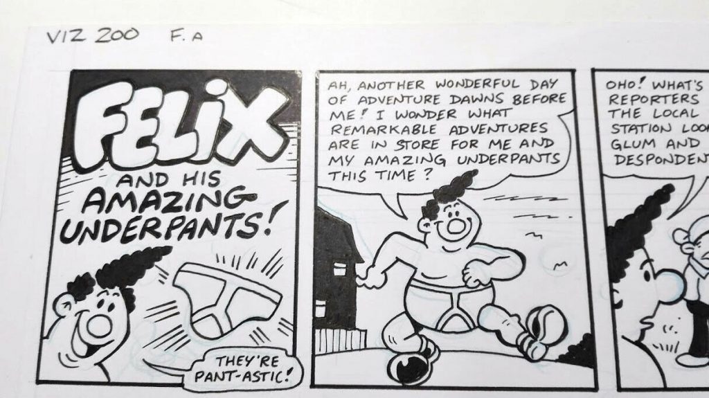 VIZ - Felix and his Amazing Underpants (2010) - art by Lew Stringer