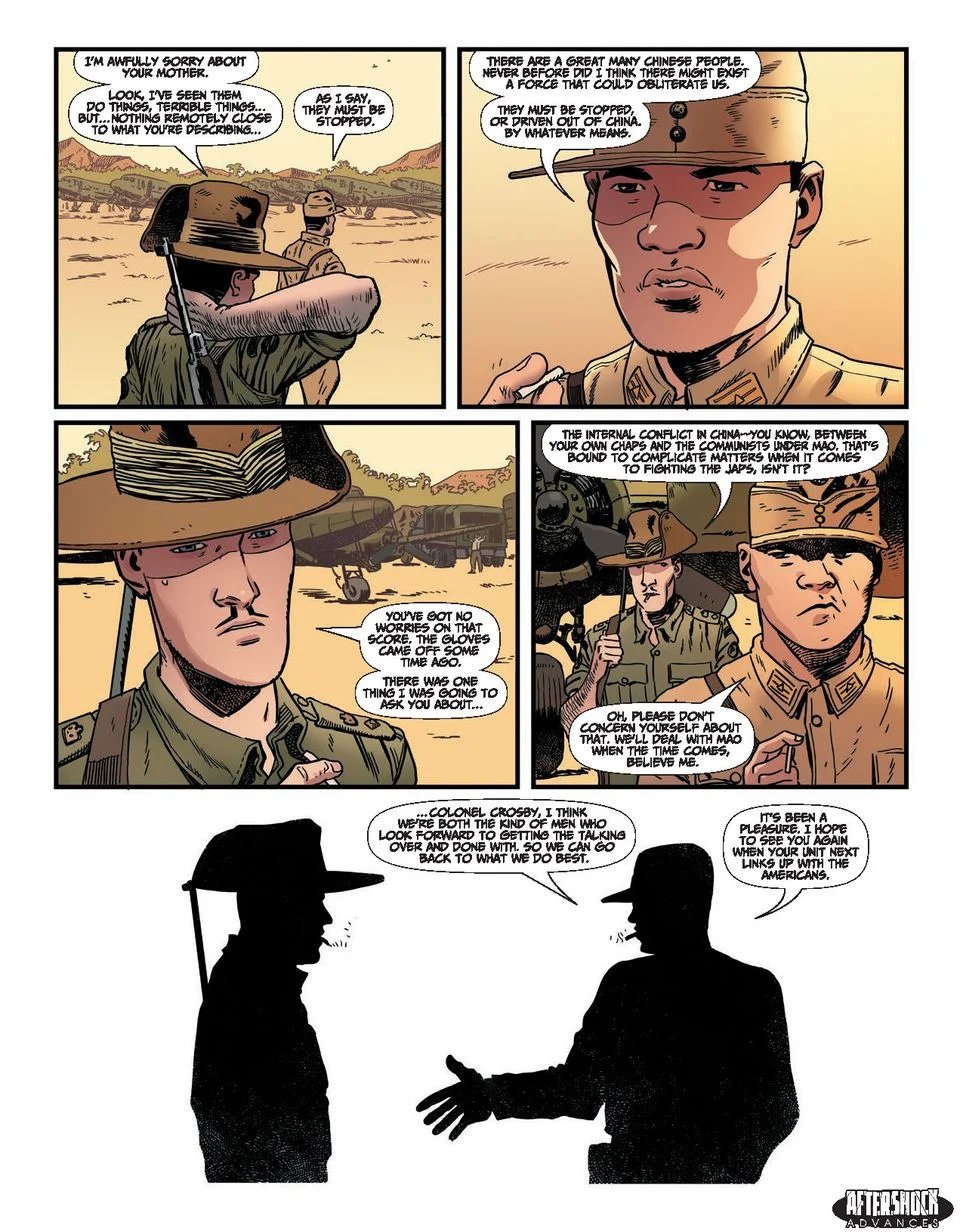 The Lion and the Eagle #1 by Garth Ennis - Art by PJ Holden