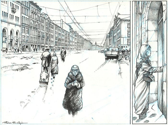 De Muizen van Leningrad 2 - De dodenstad - art by Thomas du Caju