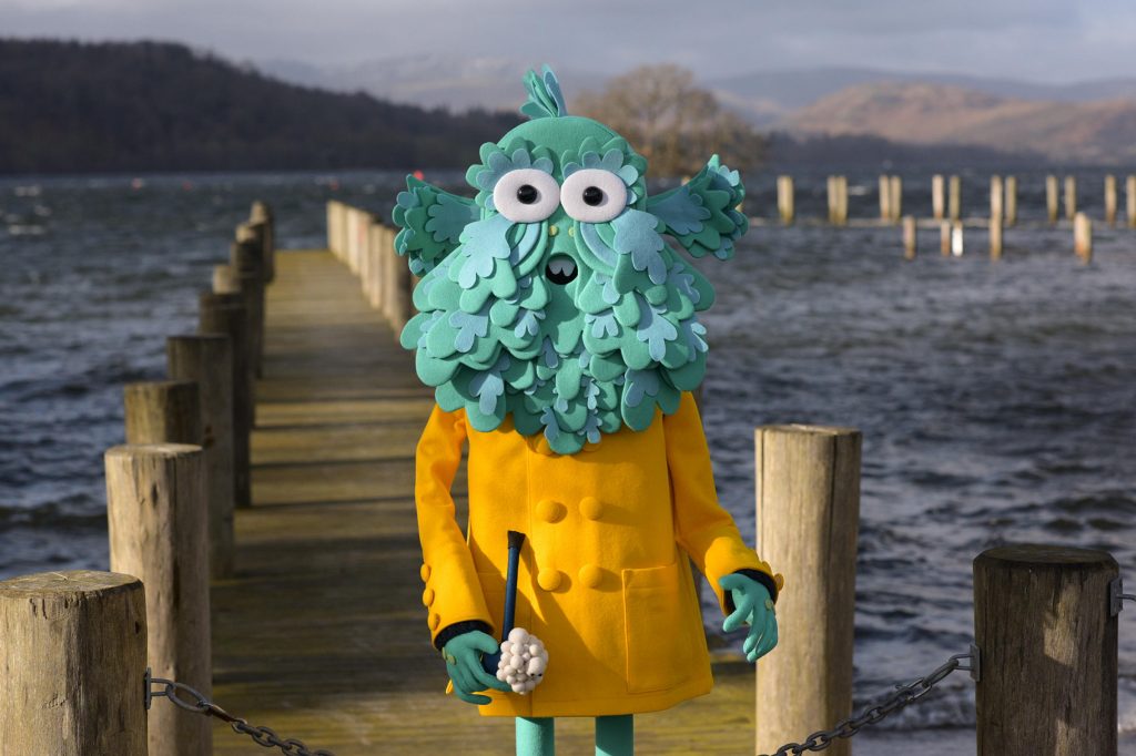 Duffell at the Windermere Jetty Museum. Photo: Harry Johnson Character created by Felt Mistress
