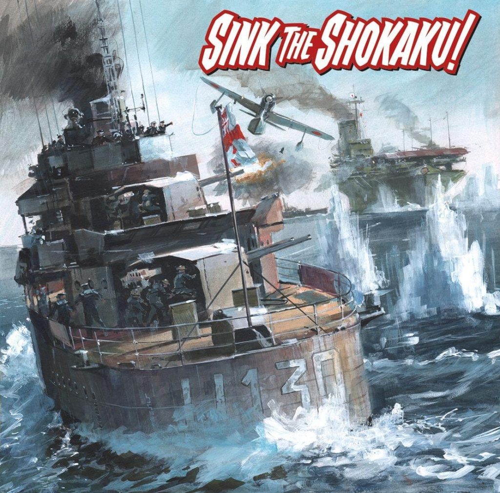 Commando 5525: Action and Adventure: Sink the Shokaku!, cover by Keith Burns FULL