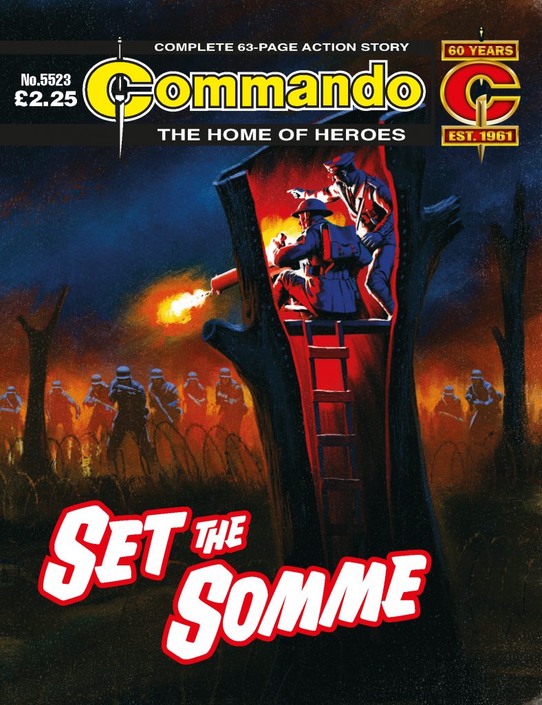 Commando 5523: Home of Heroes - Set the Somme, cover art by Neil Roberts