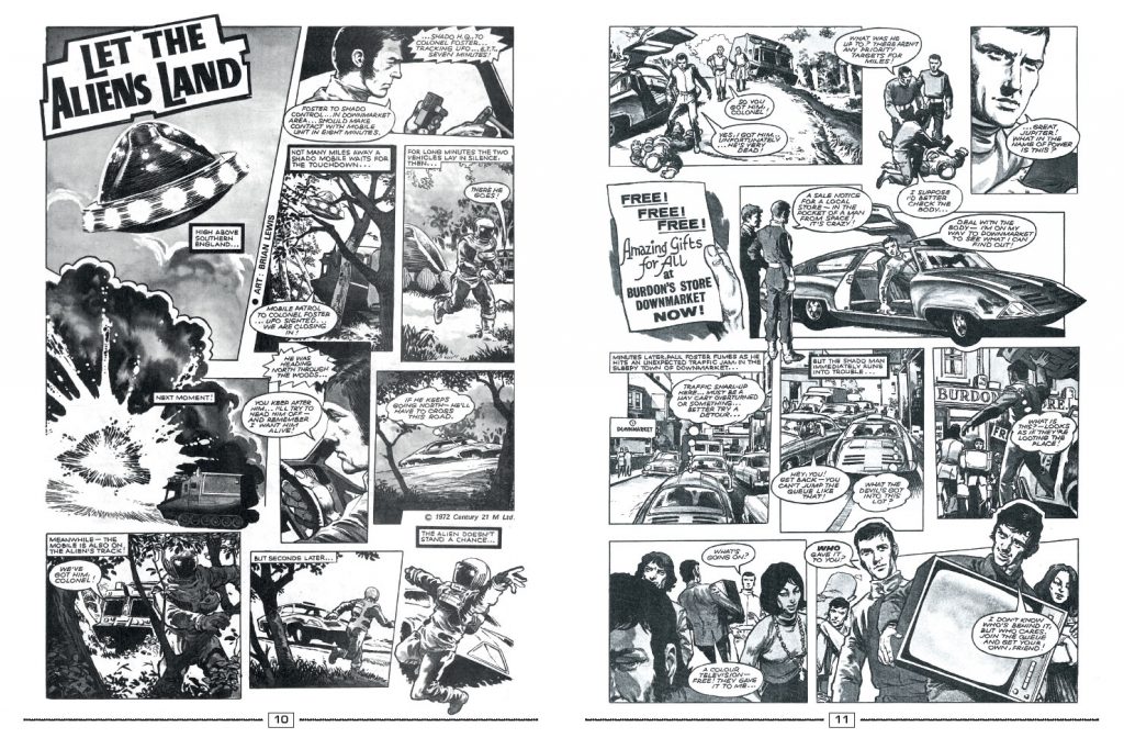 UFO Comic Anthology - Volume Two - Sample Spread
