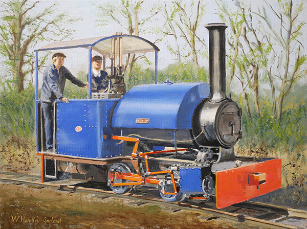 Bagnall Locomotive Wendy by William Handley Garland