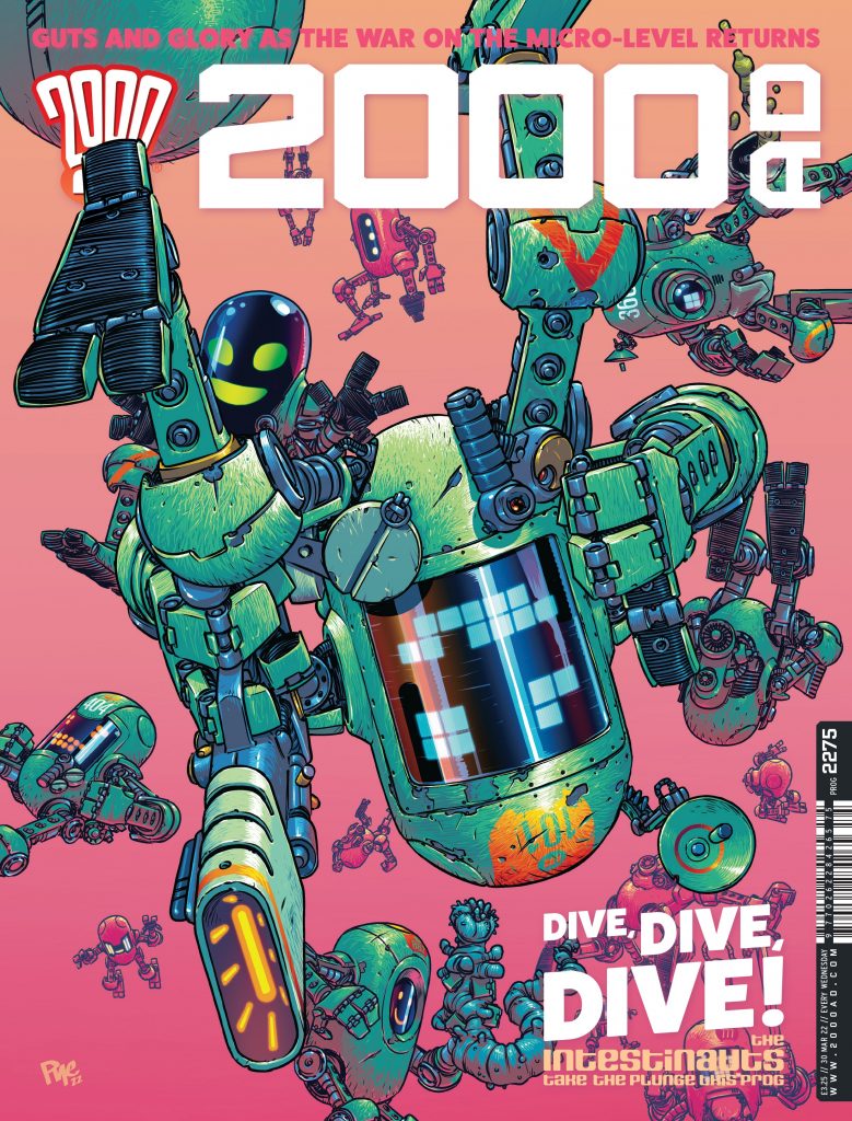 2000AD, Prog 2275 Cover by Pye Parr