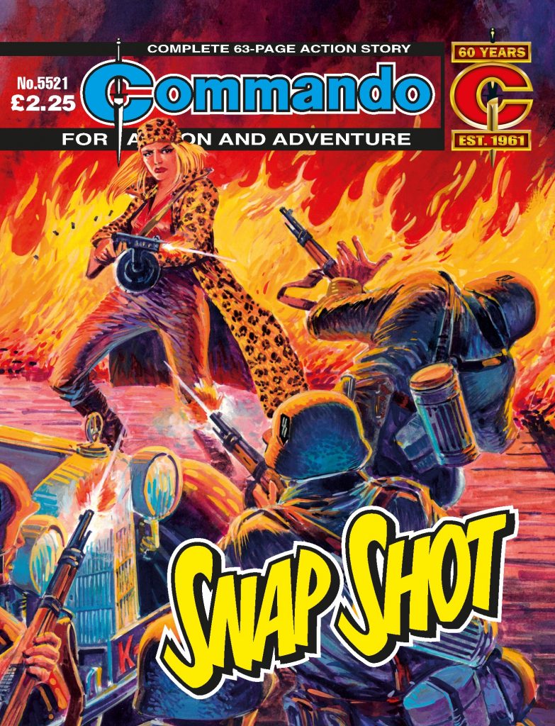 Commando 5521: Action and Adventure: Snap Shot - cover by Manuel Benet