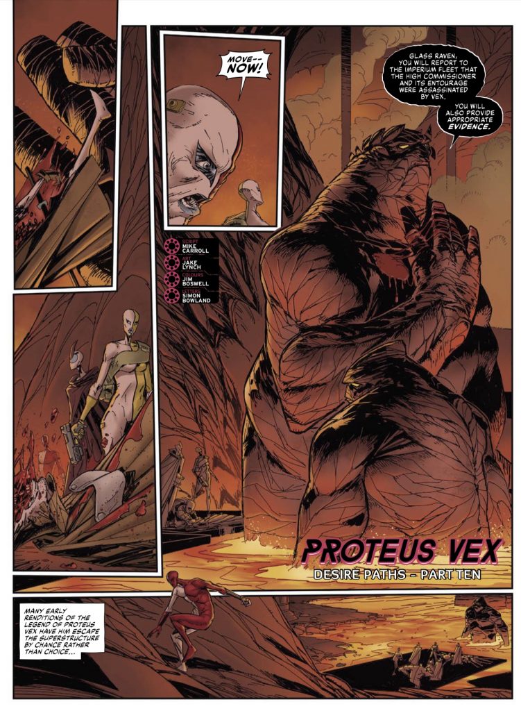2000AD Prog 2271 - Proteus Vex by Michael Carroll and Jake Lynch