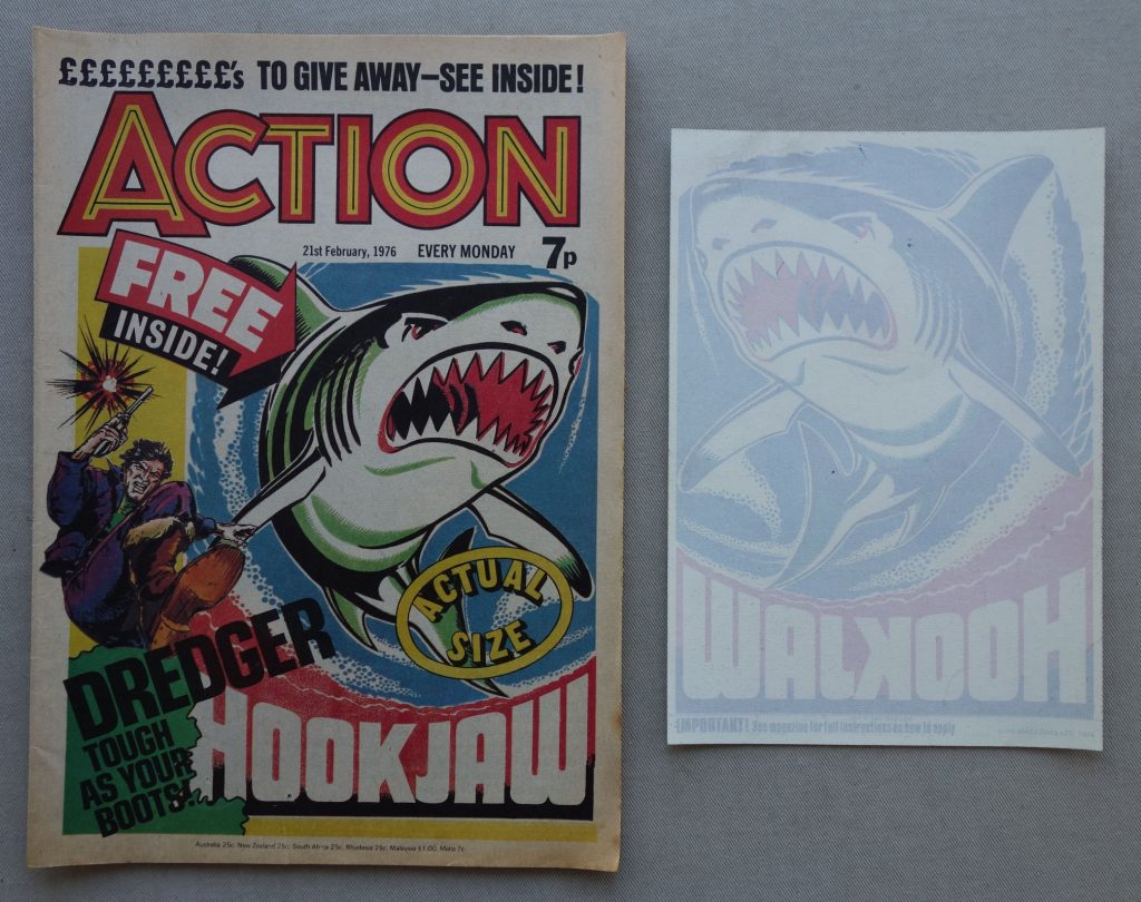 Action No. 2, cover dated 21st February 1976, With Free Gift
