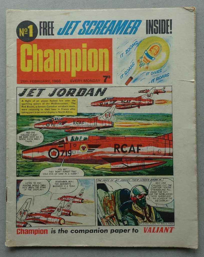 The first issue of Champion, cover dated 24th February 1966