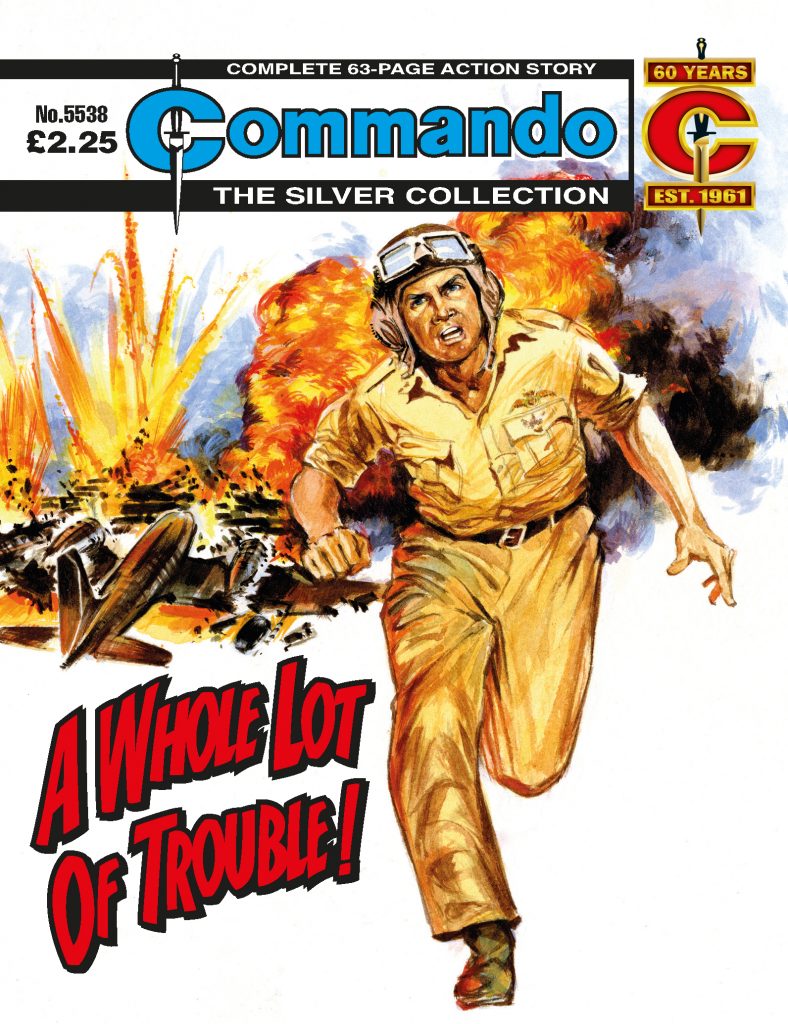 Commando 5538: Silver Collection: A Whole Lot of Trouble! - cover by Ron Brown