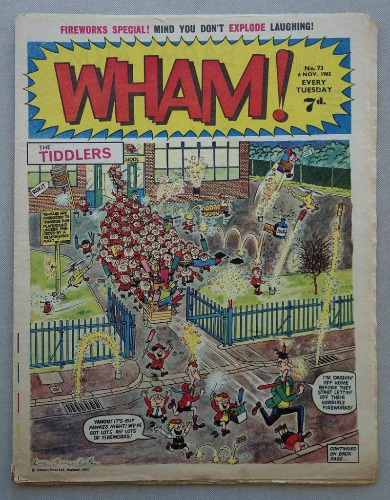 A fireworks issue of WHAM!, cover dated 6th November 1967