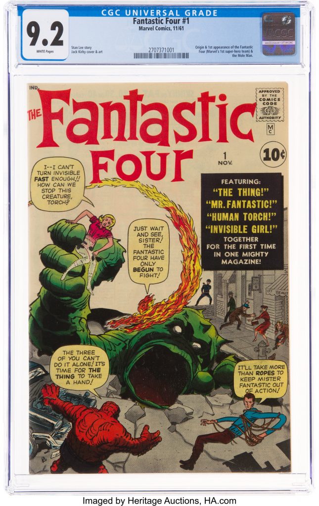 fantastic four #1 (marvel, 1961)_heritage_auctions
