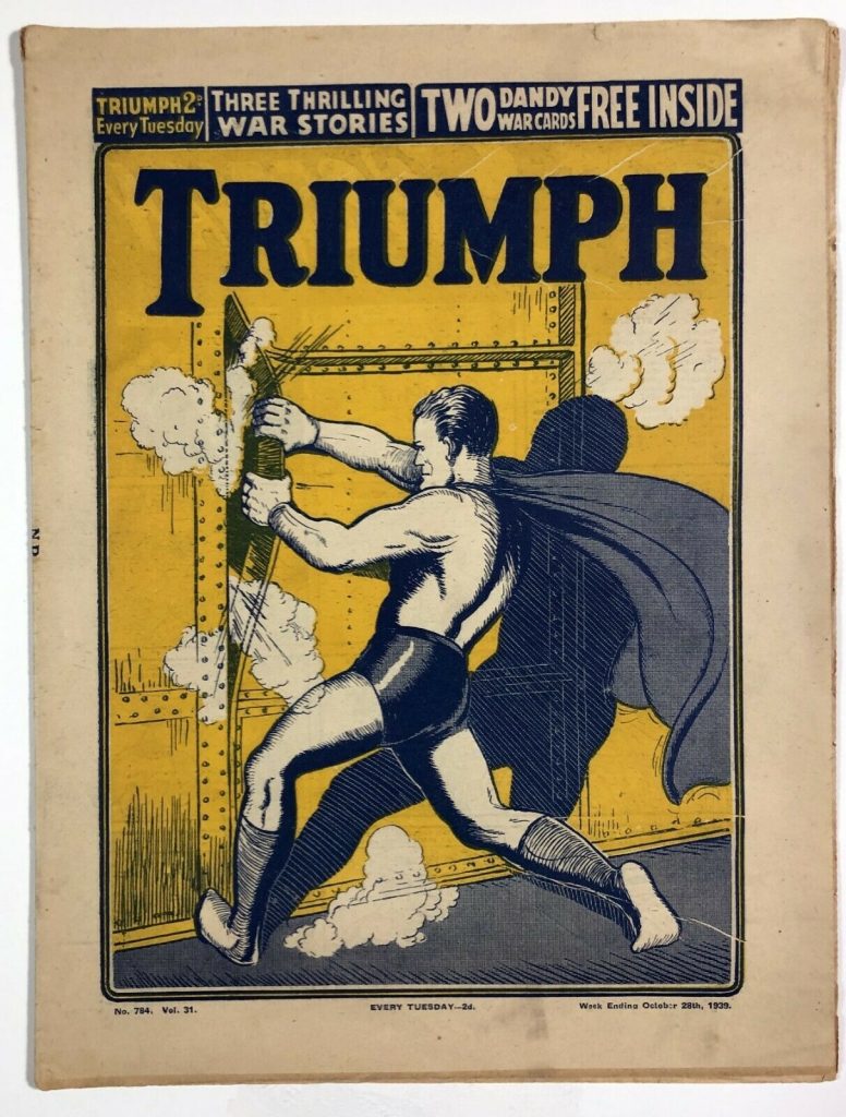 Triumph No. 784 featuring Superman