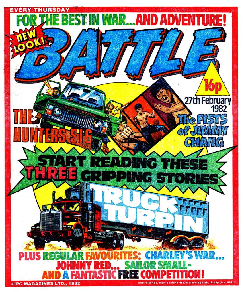 Battle cover dated 27th February 1982