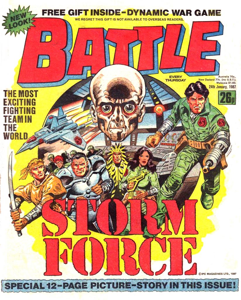 Battle with Storm Force, cover dated 24th January 1987