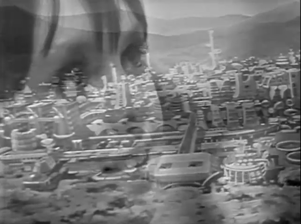 Zoe's home city, as seen in Doctor Who - The Mind Robber