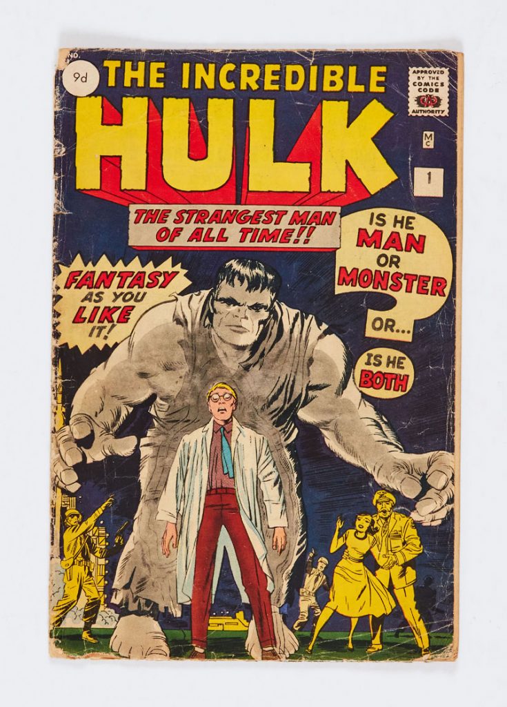 A "Pence" copy of The Incredible Hulk #1 (Marvel, 1962)