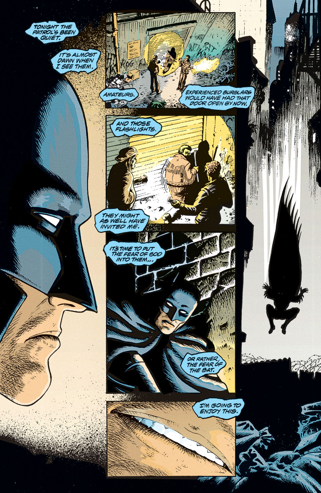 Batman: Legends of the Dark Knight #39 - cover by Bryan Talbot Sample Art
