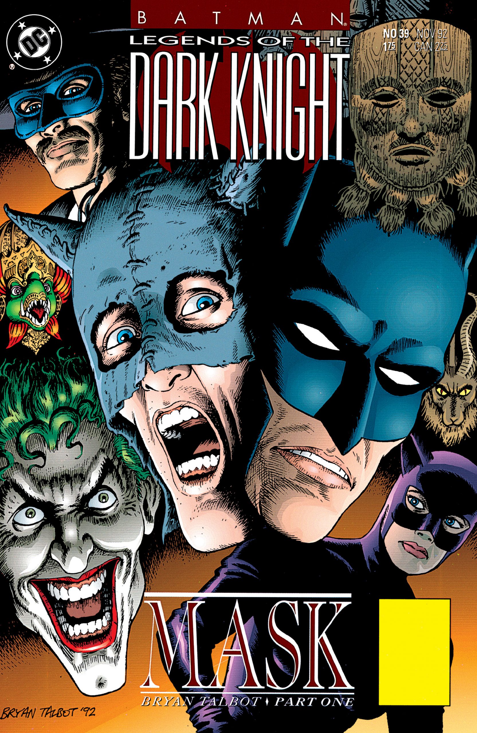 Batman: Legends of the Dark Knight #39 - cover by Bryan Talbot