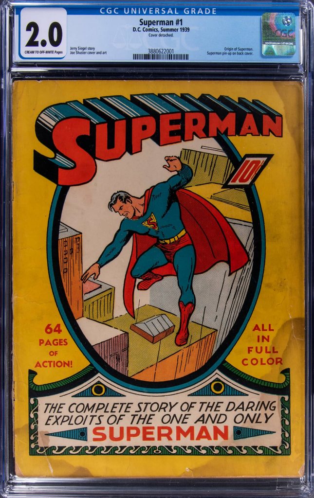 1939 DC Superman #1 (CGC 2.0)