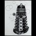 Dalek art by Paul Crompton