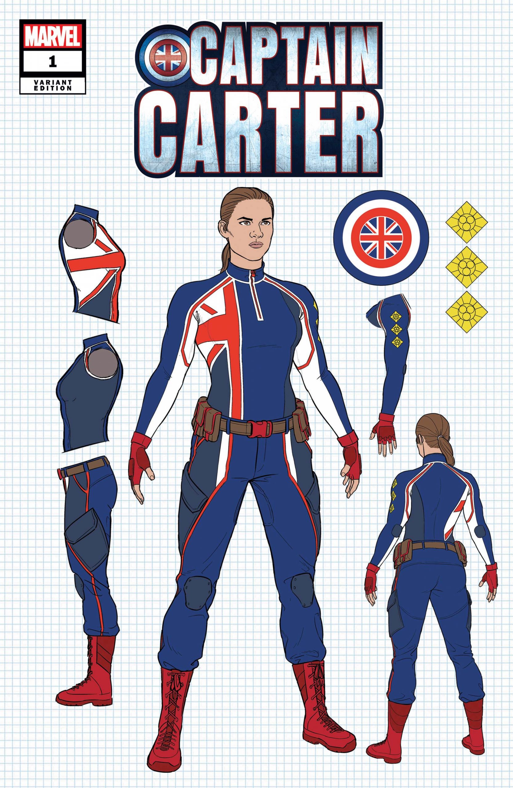 Captain Carter #1 - Cover F Incentive Jamie McKelvie Design Variant Cover