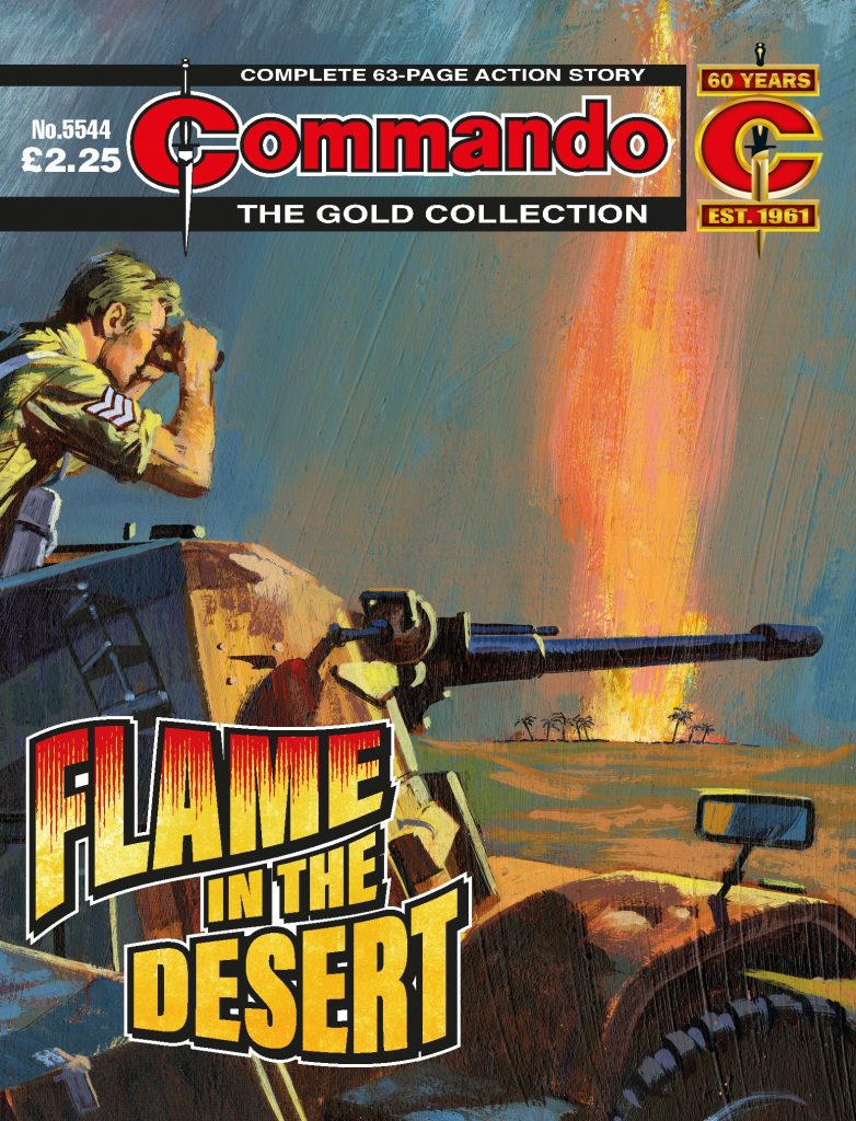 Commando 5544: Gold Collection: Flame in the Desert Cover: Penalva 