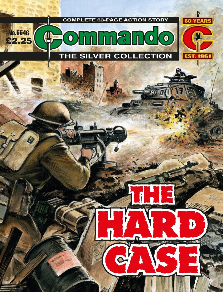 Commando 5546: Silver Collection: The Hard Case - cover by Philpott