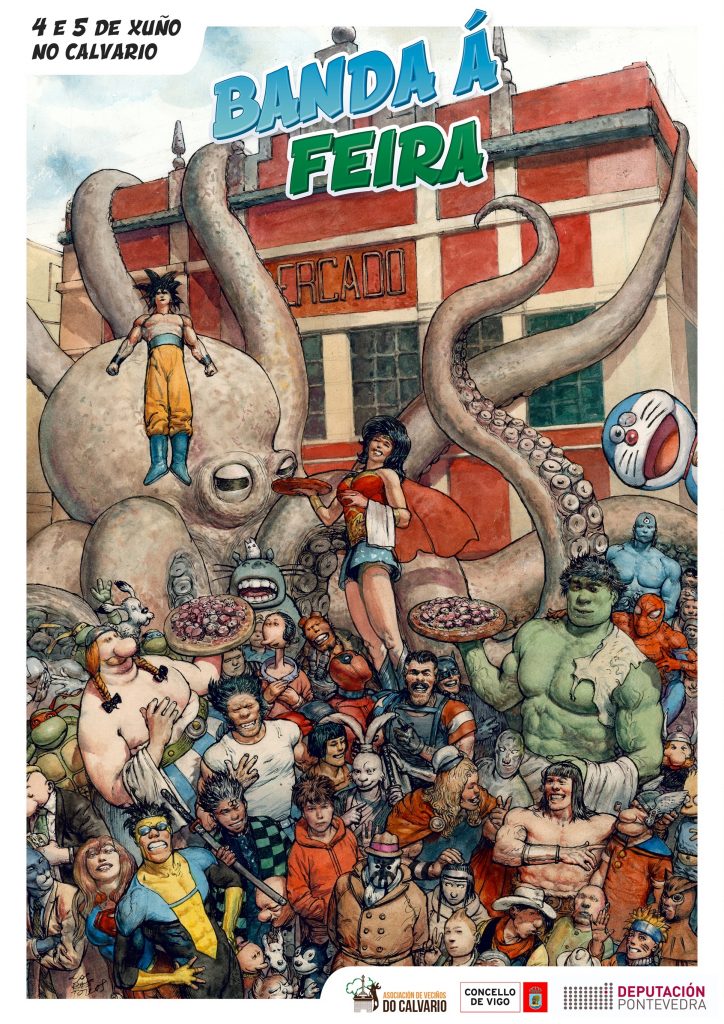Banda á Feira Comics Festival 2022 poster by Das Pastoras