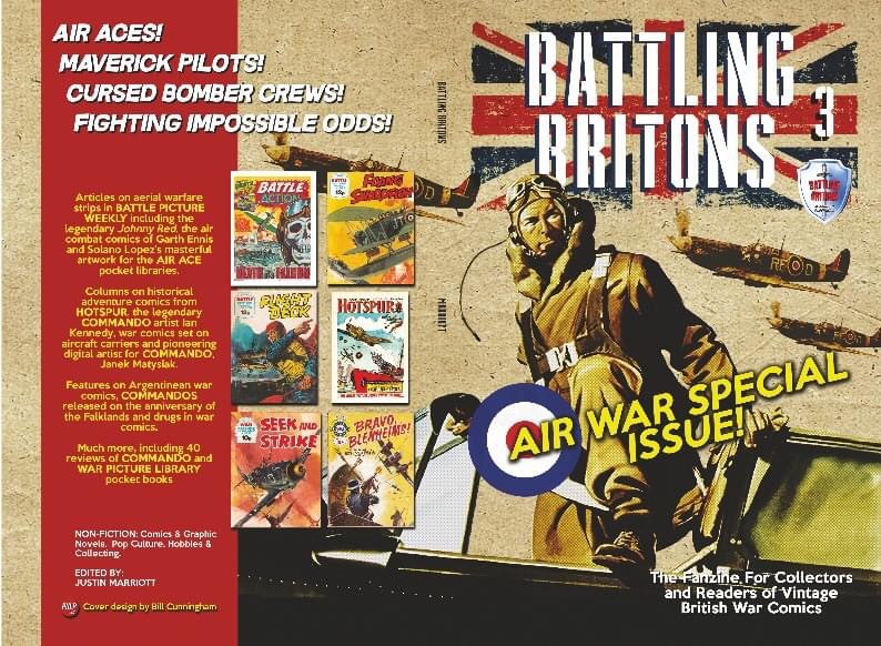 Battling Britons 3 - cover design by Bill Cunningham