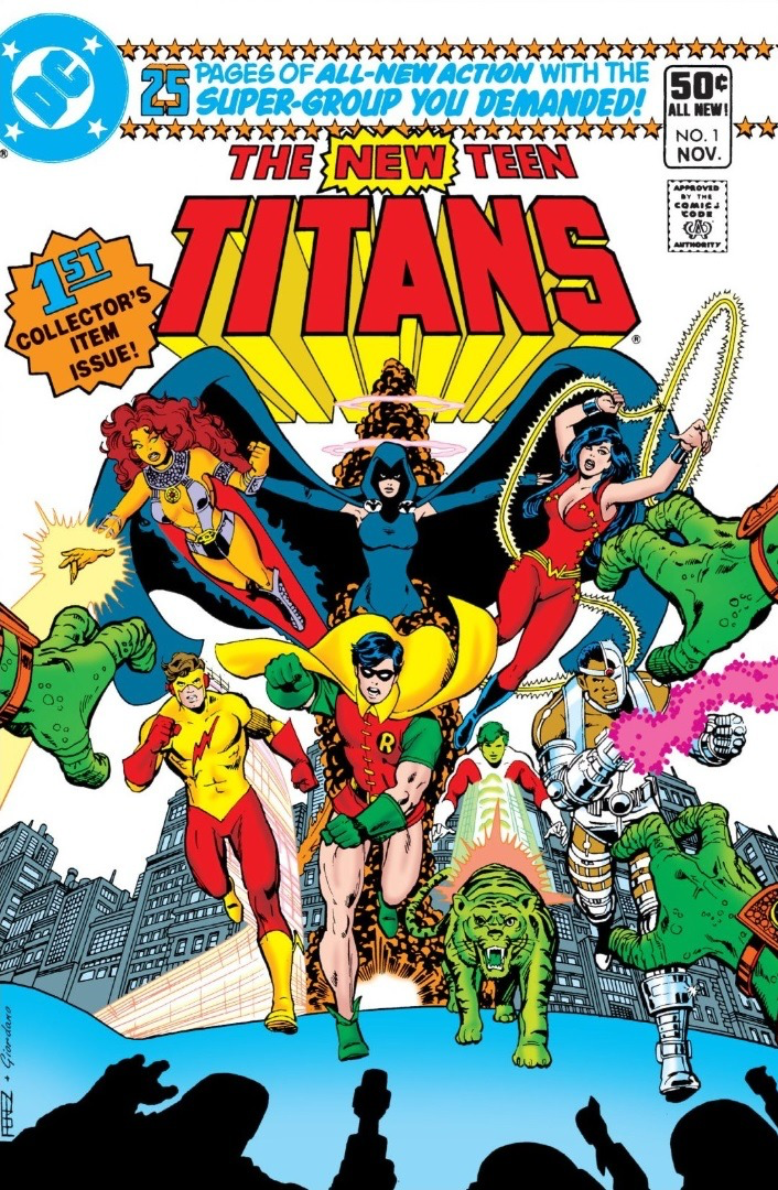 The New Teen Titans #1 - art by George Pérez