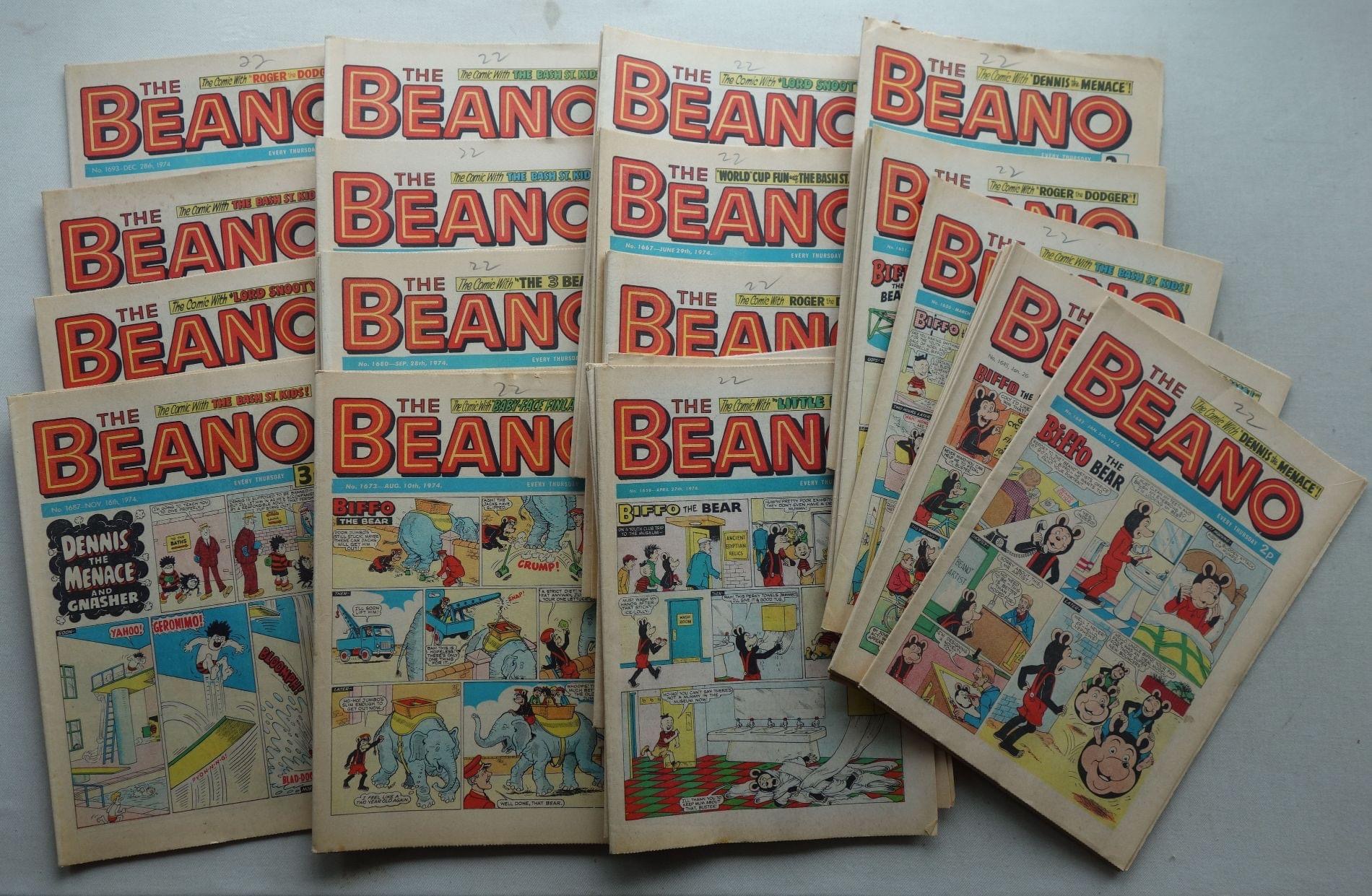 Beano Issues 1642-1693 (1974)