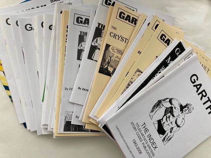 Collection of the “Garth - Daily Strips” books published under license by the All Devon Comic Collectors Club