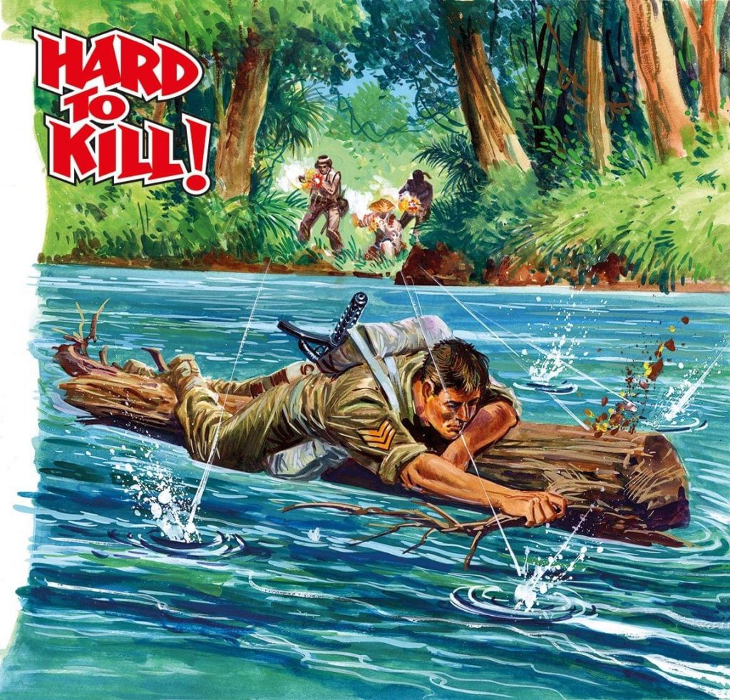 Commando 5554: Silver Collection: Hard to Kill! cover by Manuel Benet FULL