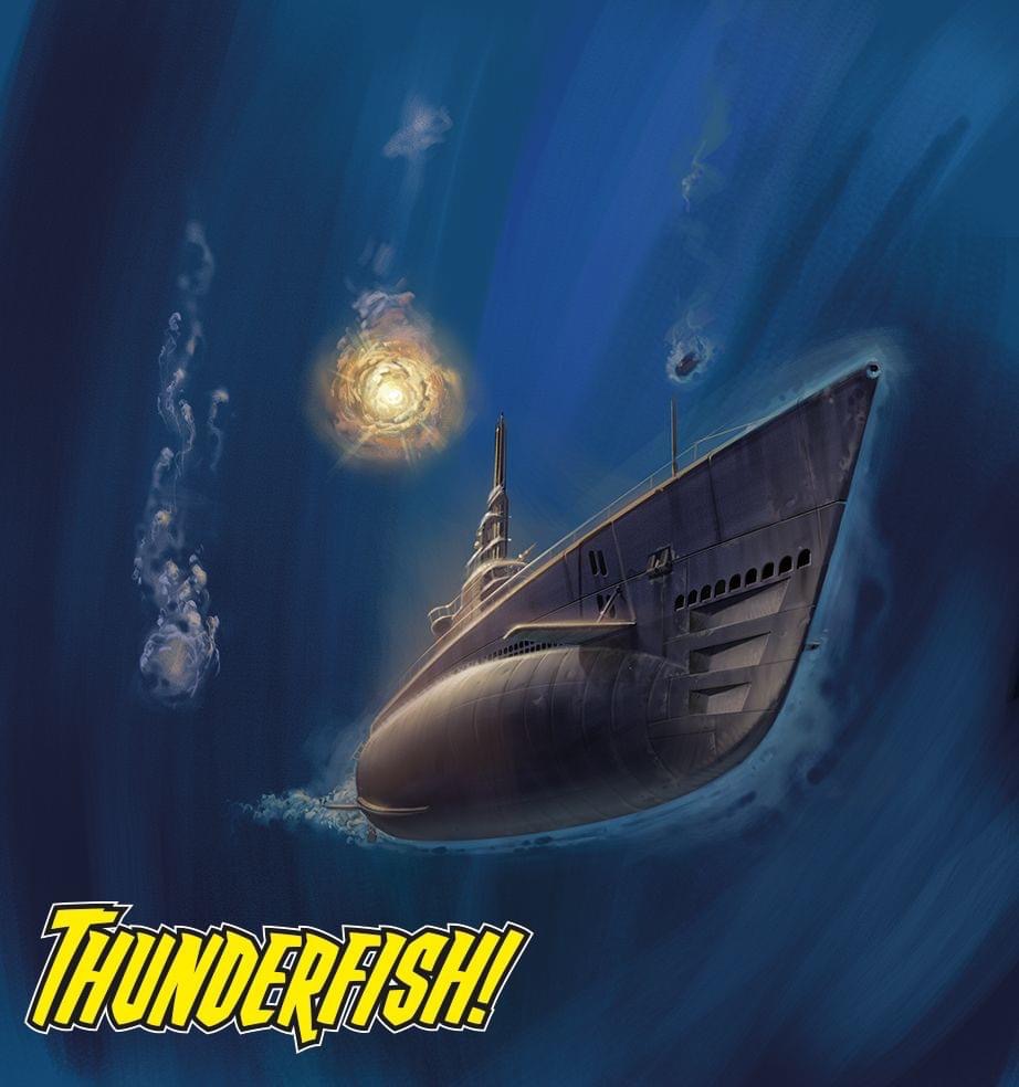 Commando 5551: Home of Heroes - Thunderfish! - cover by Mark Harris Full