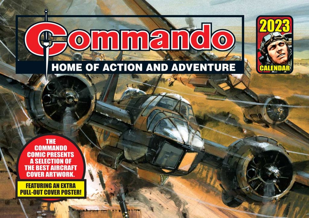 Commando Calendar 2023 - Cover by Keith Burns