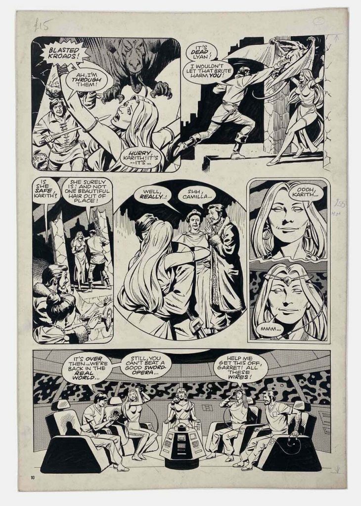 Dave Gibbons Original Art for Marvel's Doctor Who Monthly #47 page 10 1980