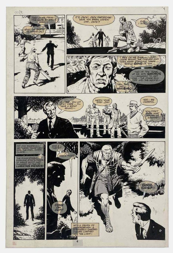 Dave Gibbons Original Art for Marvel's Doctor Who Monthly #61 page 10 1982