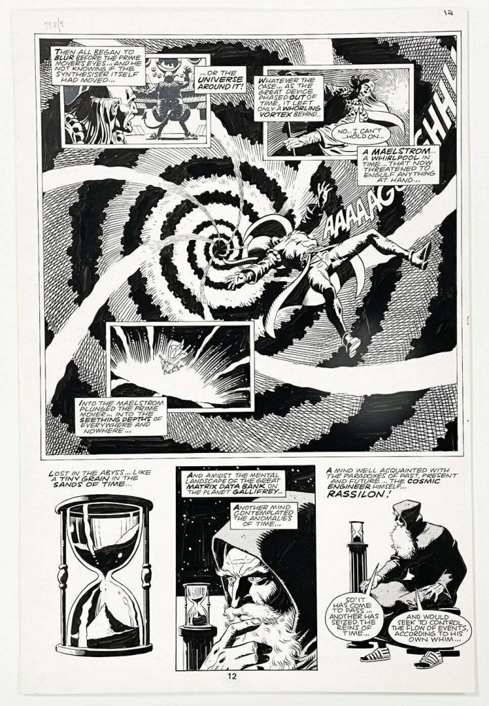 Dave Gibbons Original Art for Marvel's Doctor Who Monthly #62 page 10 1982