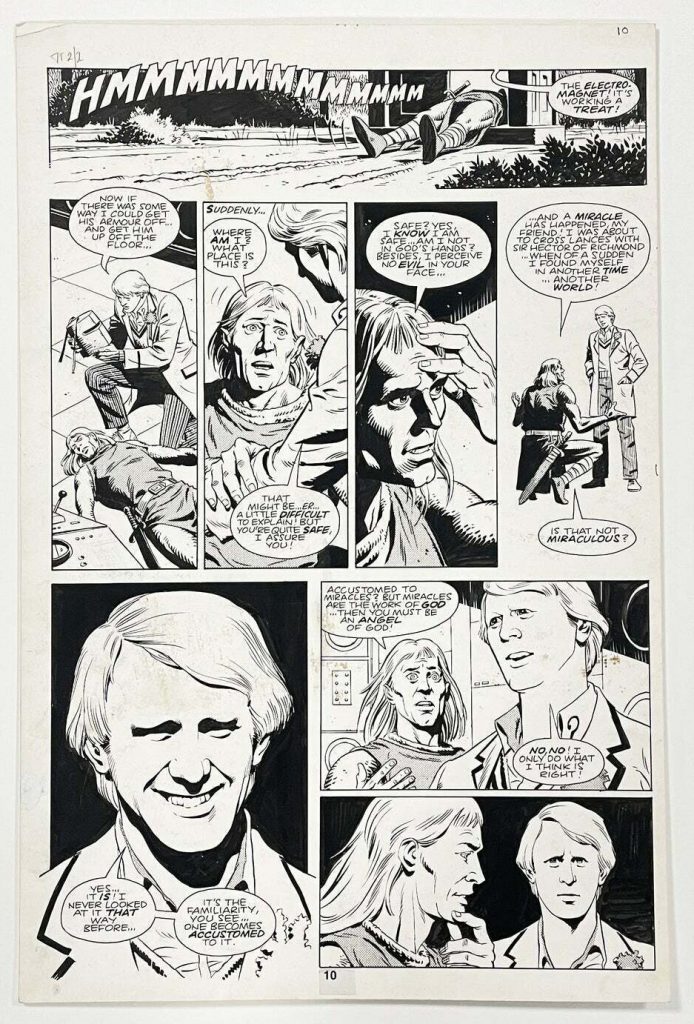 Dave Gibbons Original Art for Marvel's Doctor Who Monthly #62 page 8 1982