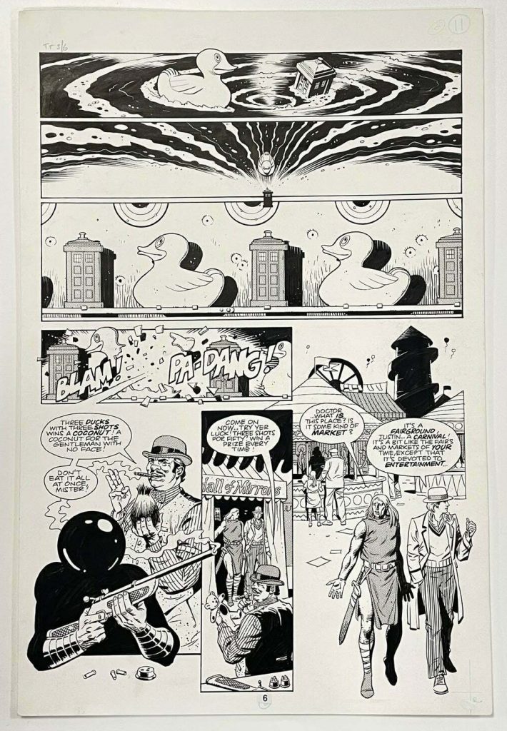 Dave Gibbons Original Art for Marvel's Doctor Who Monthly #63 page 11 1982